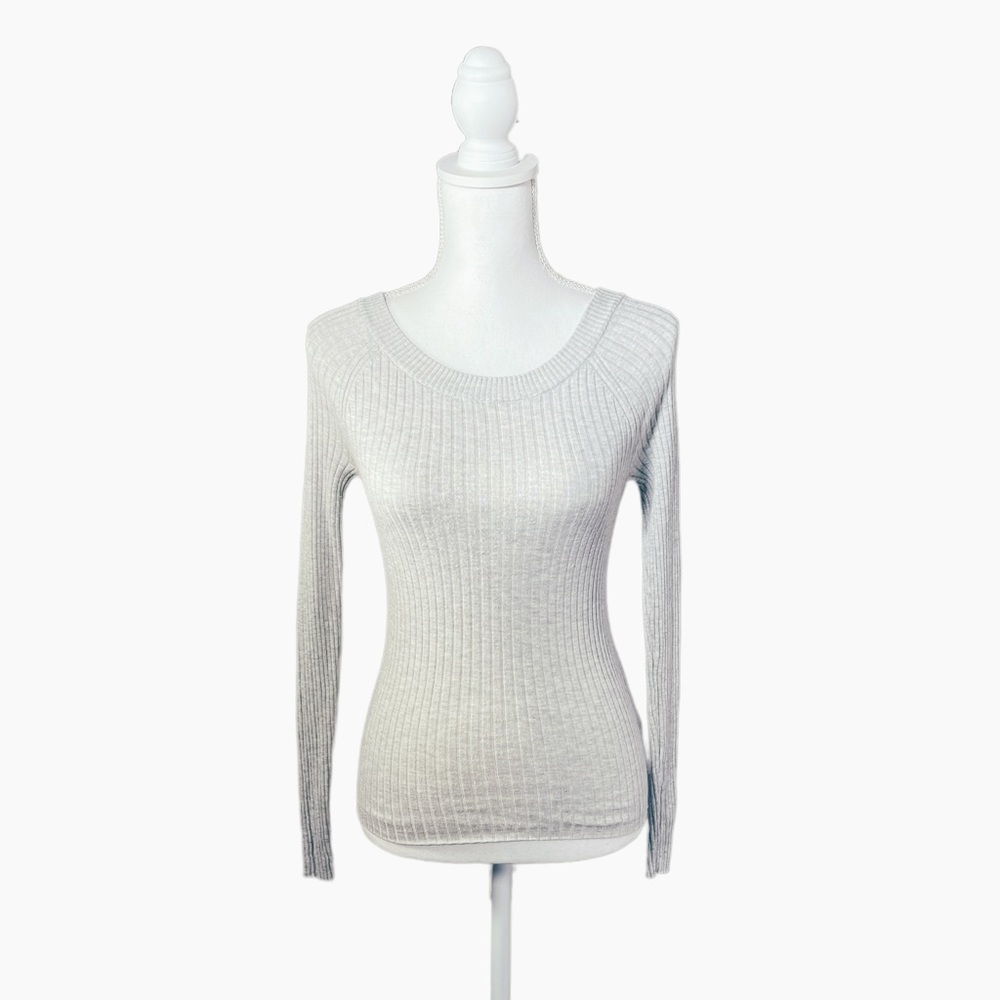 Express Knit Sweater in Gray